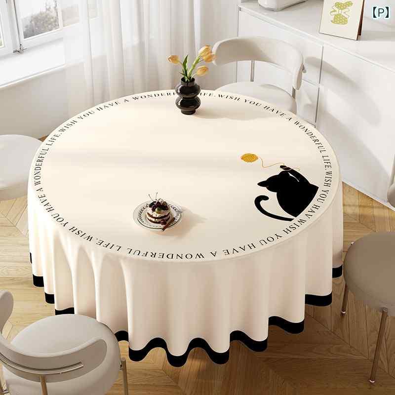 テーブルクロス おしゃれ インテリア ティー コーヒー カバー 家庭 レストラン カフェ 喫茶店 ダイニング PVC 楕円形 オーバル 防水 耐油性 洗える 油絵 楕円形 オーバル