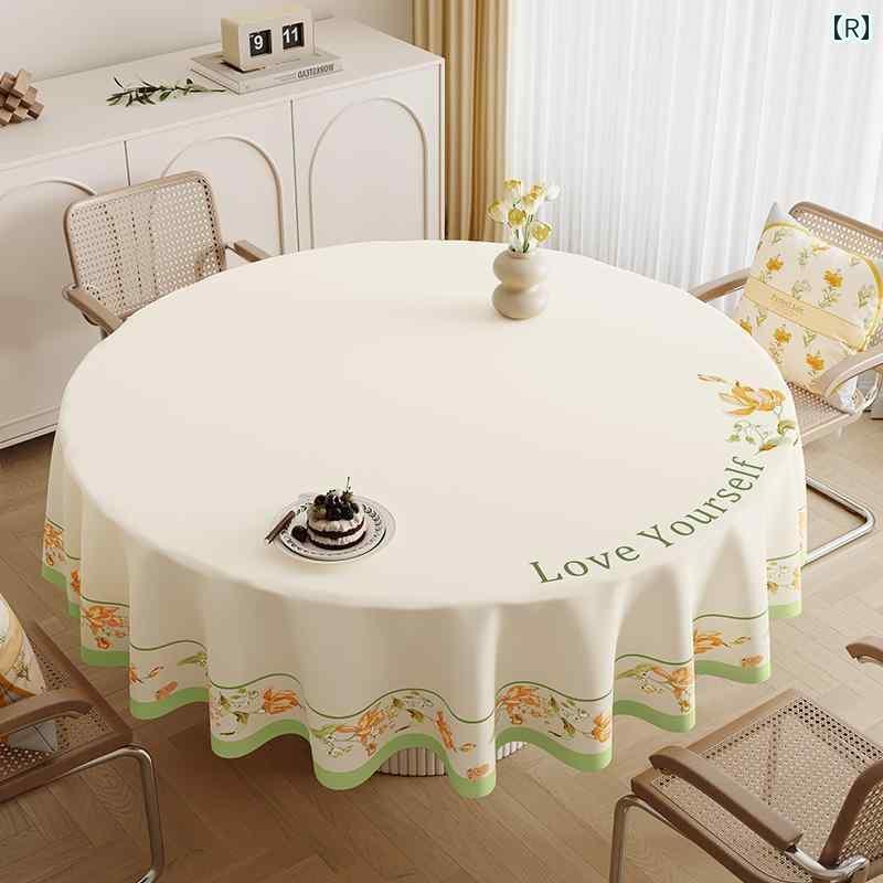 テーブルクロス おしゃれ インテリア ティー コーヒー カバー 家庭 レストラン カフェ 喫茶店 ダイニング PVC 楕円形 オーバル 防水 耐油性 洗える 油絵 楕円形 オーバル