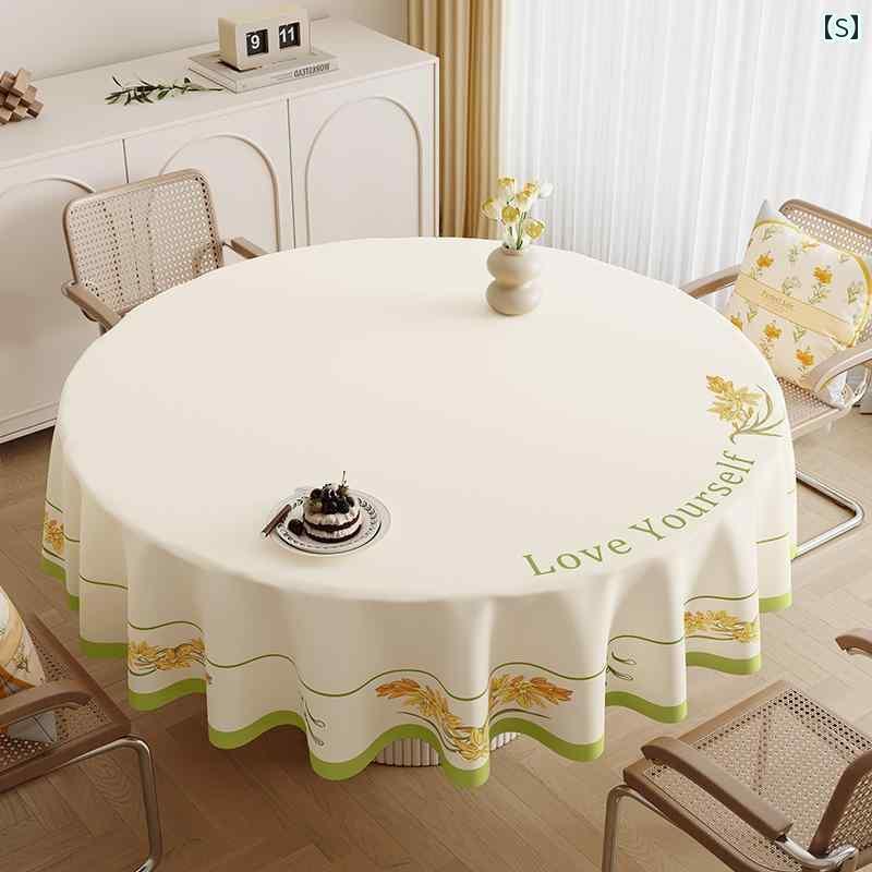 テーブルクロス おしゃれ インテリア ティー コーヒー カバー 家庭 レストラン カフェ 喫茶店 ダイニング PVC 楕円形 オーバル 防水 耐油性 洗える 油絵 楕円形 オーバル