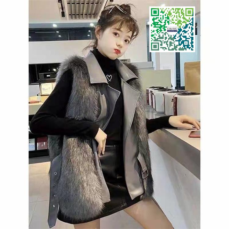 品質いいな新品 秋冬 レディース ファーコート 毛皮コート レディースコート フェイクファー アウター ファーベスト　暖かい 通勤　レディースアウター