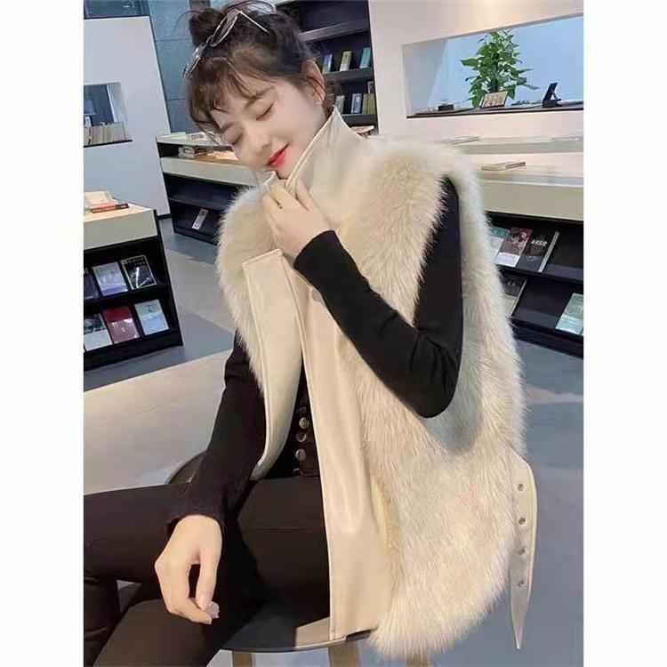 品質いいな新品 秋冬 レディース ファーコート 毛皮コート レディースコート フェイクファー アウター ファーベスト　暖かい 通勤　レディースアウター