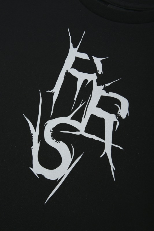 블랙 PRS 가시 반팔티 블랙 PRS 가시 반팔티