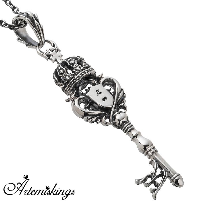 アルテミスキングス ARTEMIS KINGS クラウン キー シルバー ペンダント 王冠 鍵 AKP0122 AKP0122 アルテミスキングス ARTEMIS KINGS クラウン キー シルバー ペンダント 王冠 鍵 AKP0122 AKP0122