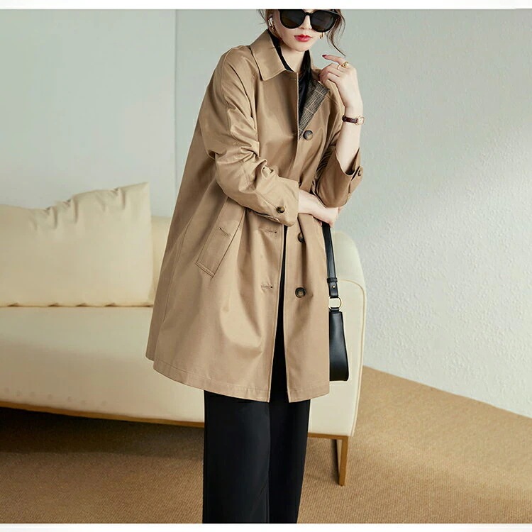 【送料無料】トレンチコートレディース春スプリングコートロングコート羽織りトレンチアウターミドル丈コートロングロング丈チェック柄裏地付きデザインきれいめおしゃれ通勤上品オフィス入学式入園式卒業式卒園式 【送料無料】トレンチコートレディース春スプリングコートロングコート羽織りトレンチアウターミドル丈コートロングロング丈チェック柄裏地付きデザインきれいめおしゃれ通勤上品オフィス入学式入園式卒業式卒園式