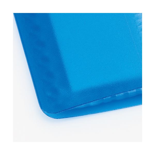 (まとめ）TANOSEE薄型クリアブック(角まる) A4タテ 10ポケット オレンジ 1セット(50冊:5冊×10パック)(×3セット)