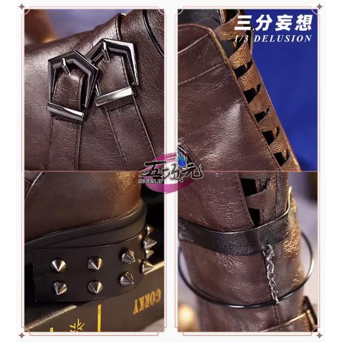 【予約商品】ハロウィン 三分妄想　恋と深空　主人公　闇夜潜行戦闘セット　コスプレ　専用靴