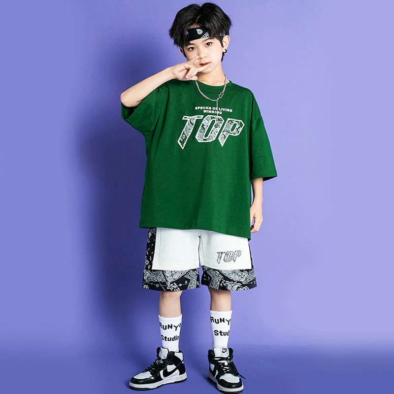 街舞児童潮服六一小学生運動会ショー衣装夏男女子供ヒップホップhiphopセット 街舞児童潮服六一小学生運動会ショー衣装夏男女子供ヒップホップhiphopセット