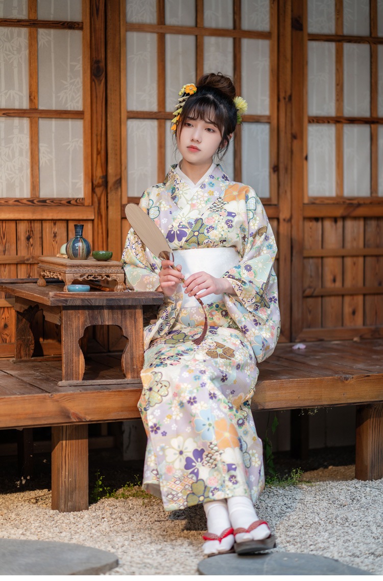 浴衣 四季折々 成人式 振袖 変わり織り 夏祭り 夕涼み 花火大会 夕涼み会 フリーサイズ