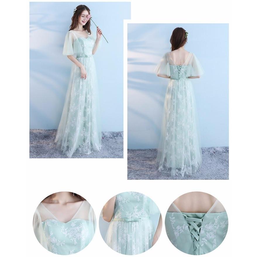 S/M/L/XL/2XL ブライズメイド ドレス ロング丈 二次会 パーティー 6タイプ ドレス ドレス 結婚式 結婚式 謝恩会 卒業式 発表会