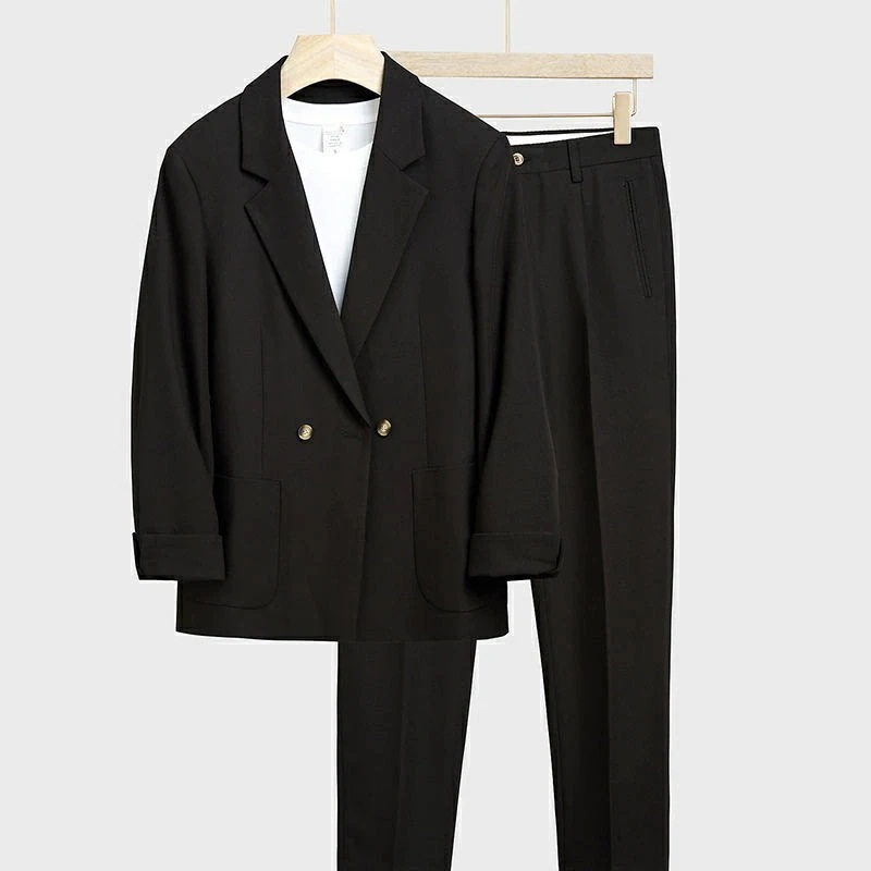 【急速出荷】カジュアルスーツ メンズ セットアップ メンズ ゆったり 長袖 上下セット 2点セット テーラード 韓国 ファッション 秋冬 冬 春 モード系 パーティー カジュアル おしゃれ 大きいサイ 【急速出荷】カジュアルスーツ メンズ セットアップ メンズ ゆったり 長袖 上下セット 2点セット テーラード 韓国 ファッション 秋冬 冬 春 モード系 パーティー カジュアル おしゃれ 大きいサイ