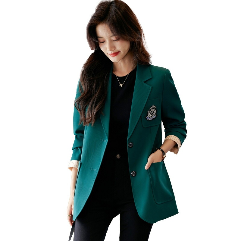 ジャケット 女 向け 春秋 おしゃれ 高級 カジュアル アカデミック スタイル 955