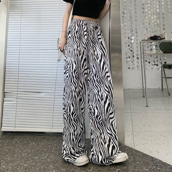 韓国ブランド weak generation パンツ ゼブラ Amazon | スウェットパンツ ゼブラ柄 メンズ ストレッチズボン