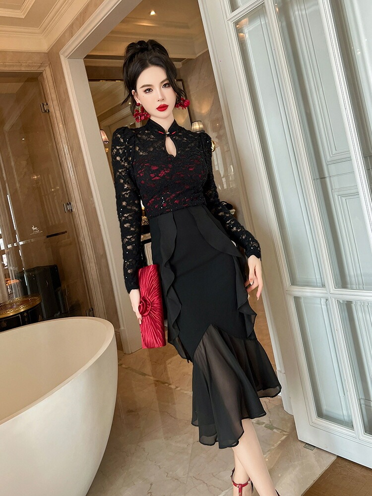 ブラウス 秋 新作 レース デザイン性 スリム トップス レディース ブラウス 秋 新作 レース デザイン性 スリム トップス レディース