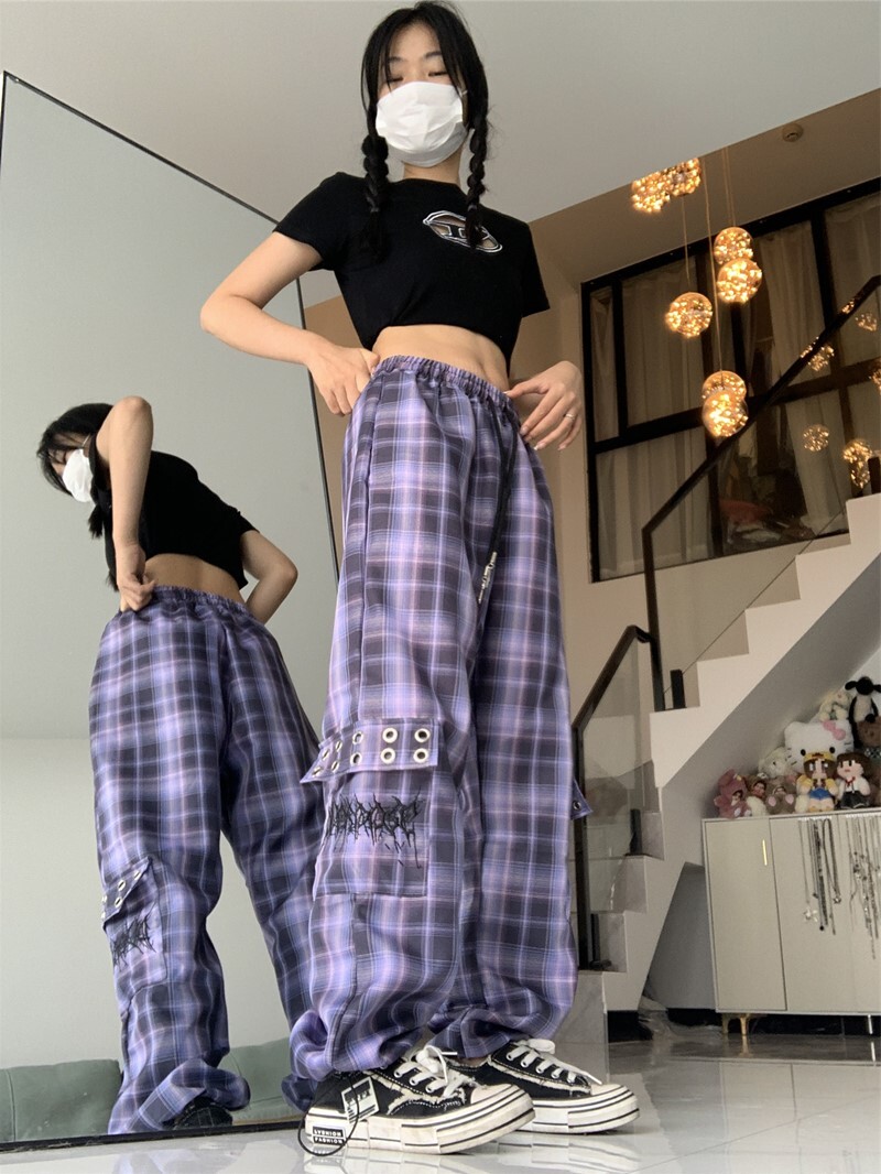 マーブル模様 ガウチョパンツ シルク風 mmMMmm マーブル模様