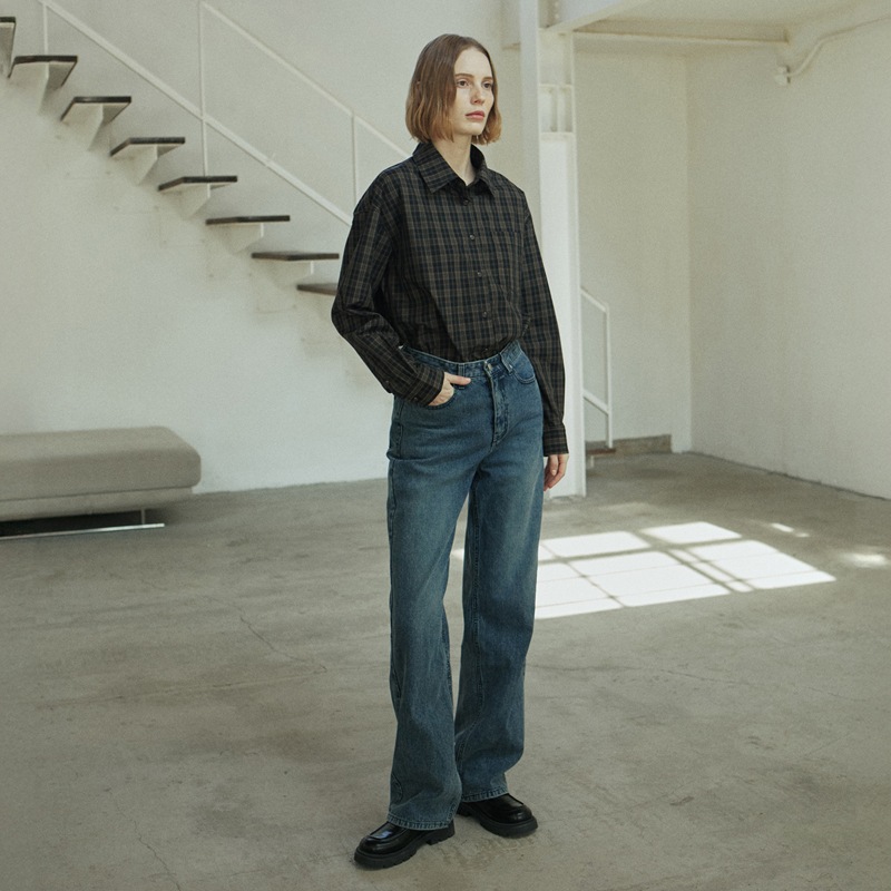 DENIM CORDUROY PANTS_BLUE DENIM CORDUROY PANTS_BLUE