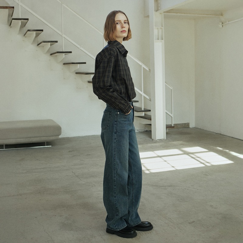 DENIM CORDUROY PANTS_BLUE DENIM CORDUROY PANTS_BLUE