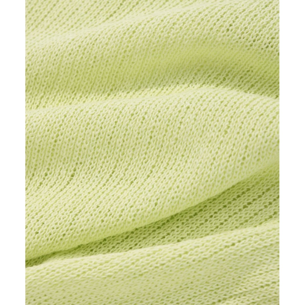 COVERNAT 女性用首輪レースアップクロスハーフニットライトライム COVERNAT 女性用首輪レースアップクロスハーフニットライトライム