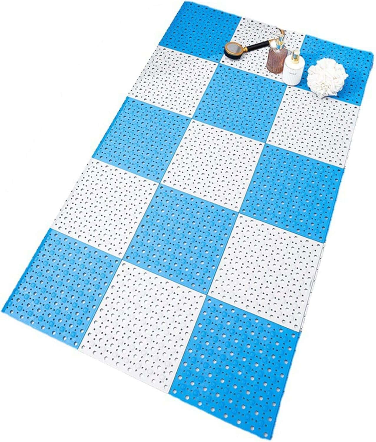 お風呂マット 吸盤付き 30x30cm 10枚組 滑り止めマット バスマット 浴槽 洗い場 転倒防止 排水穴付き 介護用品 赤ちゃん お年寄り シャワー プール