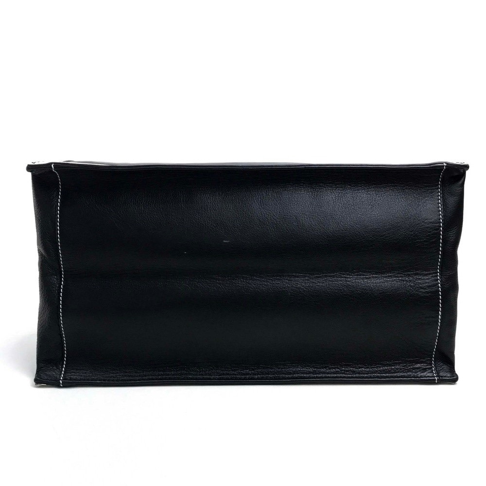 YVES SAINT LAURENT イヴサンローラン トートバッグ 274764 トートバッグ カバン レディースバッグ レザー ブラックホワイト