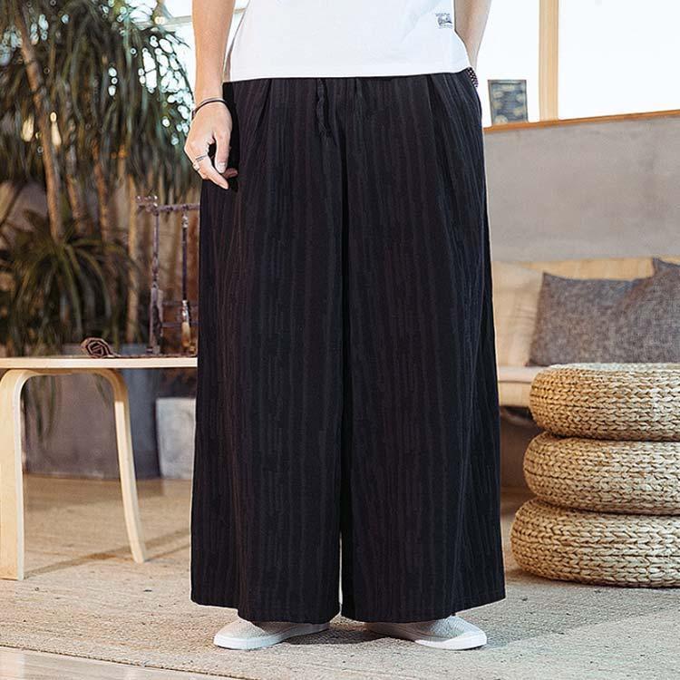 ワイド パンツ ウエストゴム メンズ リネン 麻 夏 レディース ユニセックス イージーパンツ 麻パンツ ウエストゴム シェフパンツ バギーパンツ ワ