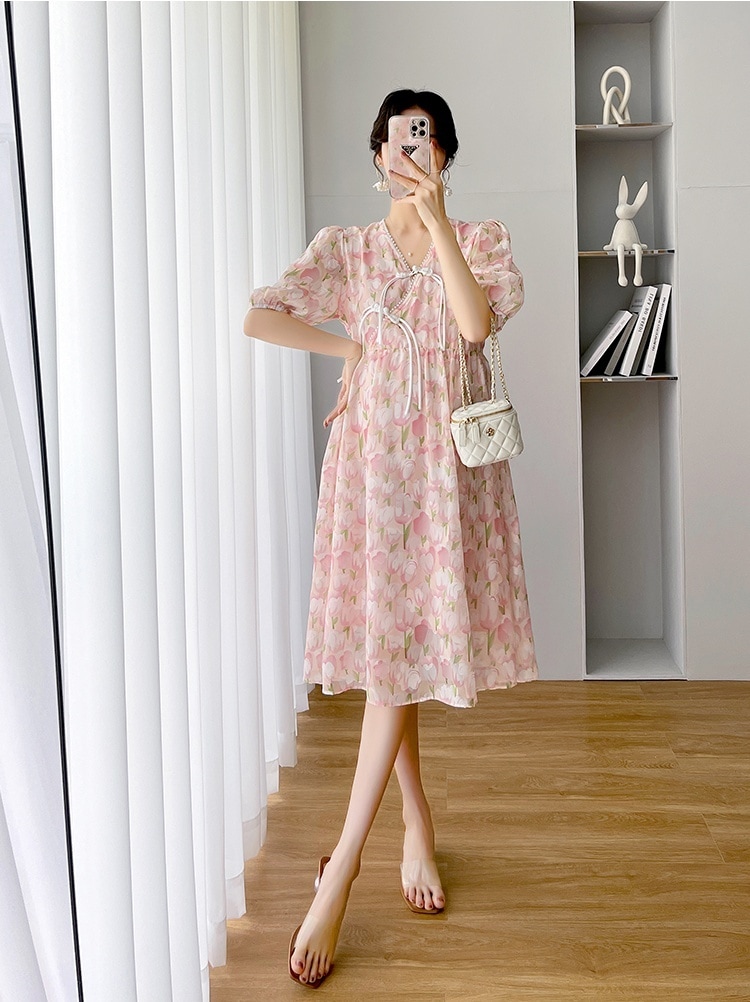 マタニティ用 ワンピース レディース マタニティ 花柄ワンピース デート お出かけ 可愛い フローラル ワンマイルウェア リモート飲み会 体型カバー 上品 女子会 お出かけ 買い物 ショッピング 食 マタニティ用 ワンピース レディース マタニティ 花柄ワンピース デート お出かけ 可愛い フローラル ワンマイルウェア リモート飲み会 体型カバー 上品 女子会 お出かけ 買い物 ショッピング 食