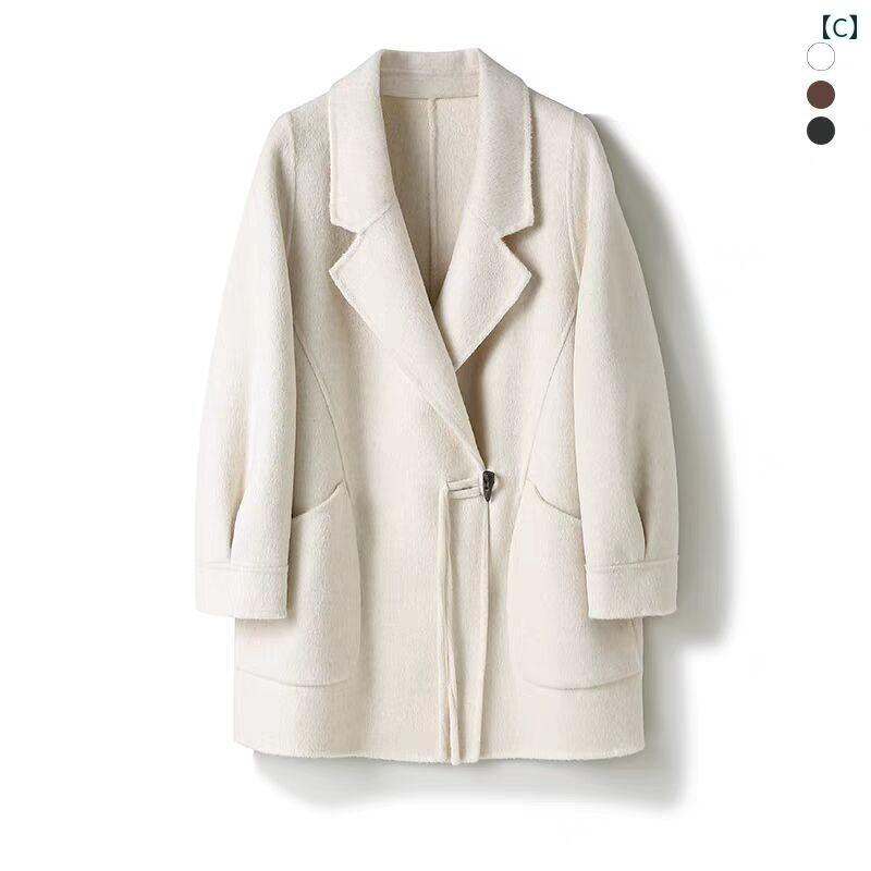 秋服 レディース ファッション オシャレ カワイイ シンプル 大人カワイイ 大きいサイズ ハイエンド ウール コート ミドル丈 スリム 秋服 レディース ファッション オシャレ カワイイ シンプル 大人カワイイ 大きいサイズ ハイエンド ウール コート ミドル丈 スリム