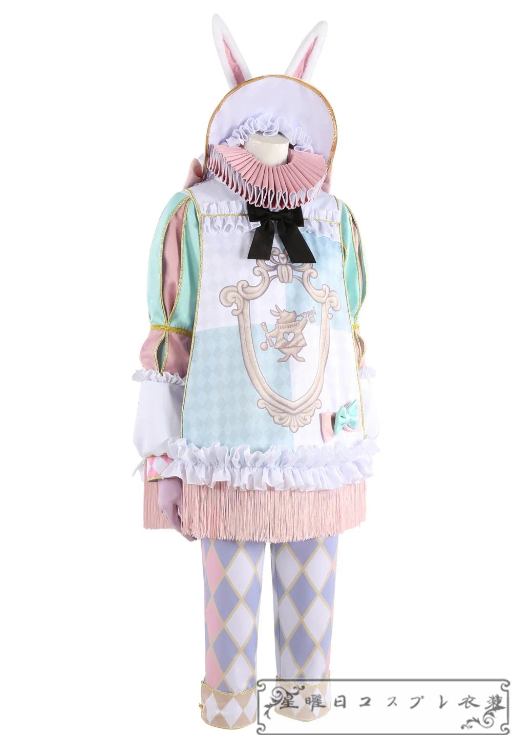【3日出荷】ツイステ 薔薇の王国のホワイトラビットフェス　エペル　ラビットウェア　Epel コスプレ衣装 コスチューム 変装