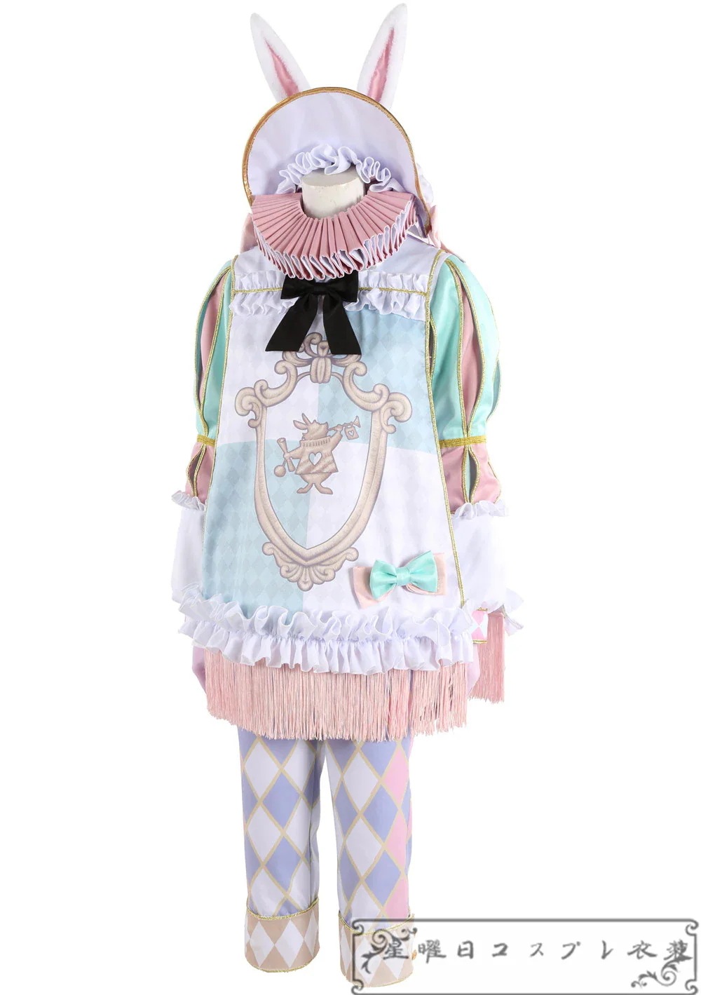 【3日出荷】ツイステ 薔薇の王国のホワイトラビットフェス　エペル　ラビットウェア　Epel コスプレ衣装 コスチューム 変装