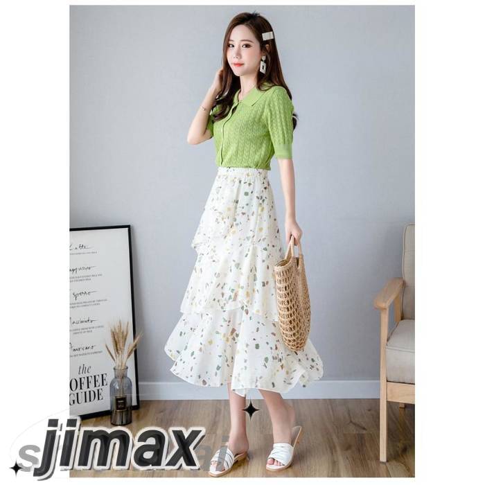 プリーツスカート レディース シフォン 花柄 夏 スカート 韓国風 Aライン ロング丈 フレア オシャレ 着痩せ コーデ マキシ丈 きれいめ ゆったり 30代 40代 50代 プレゼント