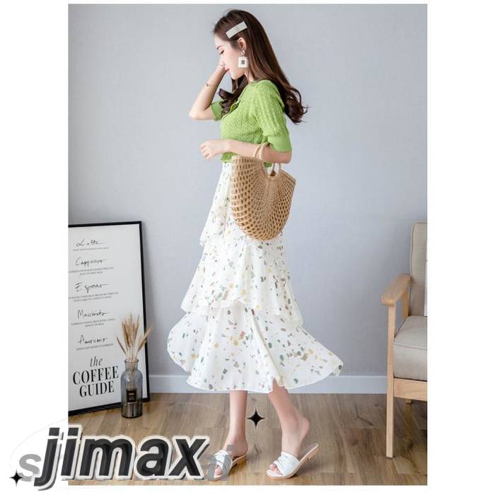 プリーツスカート レディース シフォン 花柄 夏 スカート 韓国風 Aライン ロング丈 フレア オシャレ 着痩せ コーデ マキシ丈 きれいめ ゆったり 30代 40代 50代 プレゼント