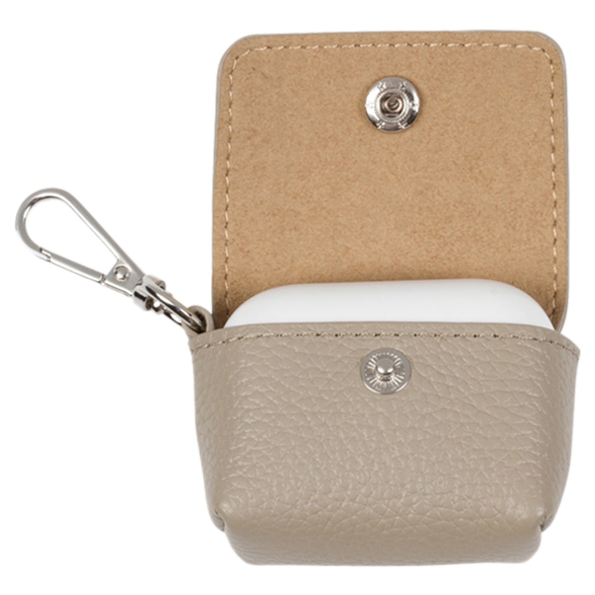 エアポッズ ケース カバー ポーチ グレージュ 46AVE エアポッズ ケース カバー ポーチ グレージュ 46AVE