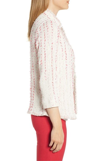 ニックプラスゾーイ レディース ジャケット・ブルゾン アウター NIC+ZOE Spring Fringe Tweed Jacket (Regular & Petite) ニックプラスゾーイ レディース ジャケット・ブルゾン アウター NIC+ZOE Spring Fringe Tweed Jacket (Regular & Petite)