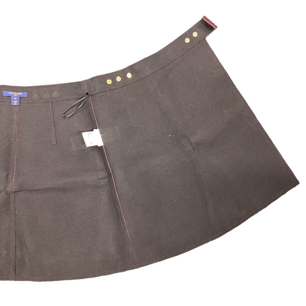 FJLS03H0Q 34 レザー スカート ボルドー レディース ブランド