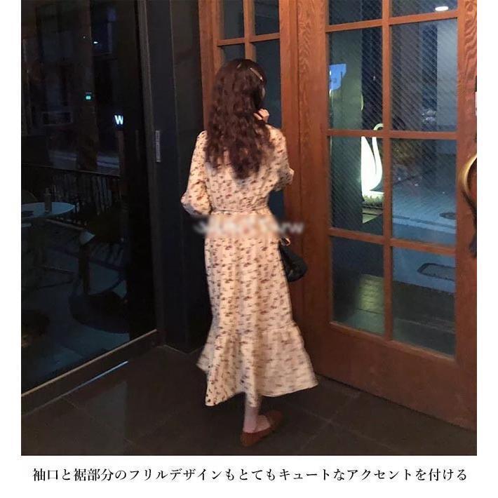 春 夏 ワンピース 長袖 レディース 花柄ワンピース 春秋 長袖ワンピース シフォンワンピ Vネック ロングワンピ 花柄 マキシ丈ワンピース レトロ 春 夏 ワンピース 長袖 レディース 花柄ワンピース 春秋 長袖ワンピース シフォンワンピ Vネック ロングワンピ 花柄 マキシ丈ワンピース レトロ