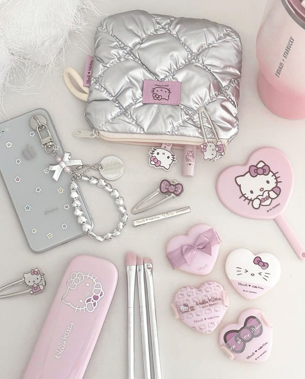 ★韓国限定★fillimilli × ハローキティコラボ　４種セット★ fillimilli✖️ハローキティコラボが可愛すぎる🎀｜ちゃんきてぃ
