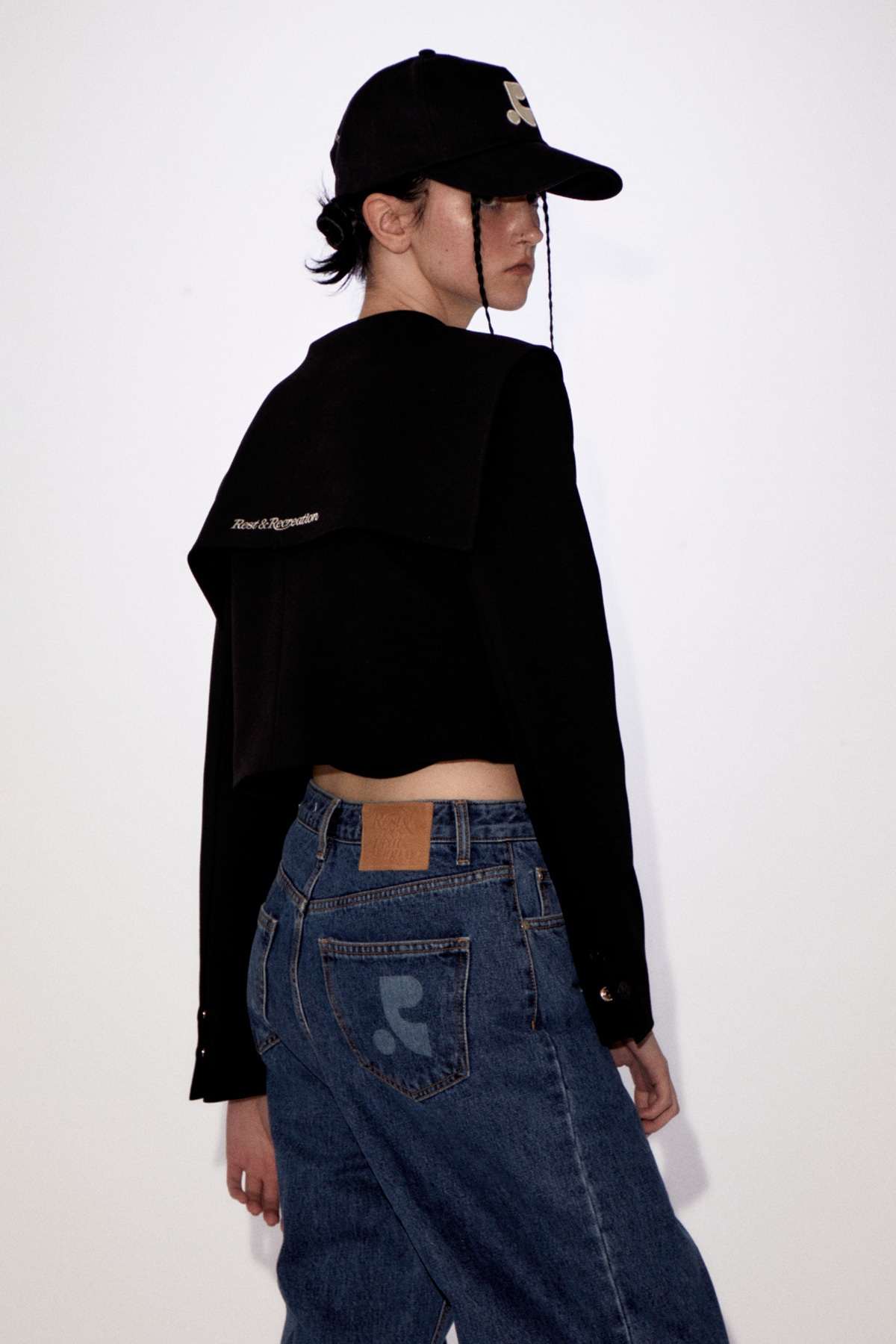 アウターその他 Rest & Recreation RR SAILOR CROP JACKET BLACK REST & RECREATION】 RR SAILOR CROP JACKET : BLACK その他