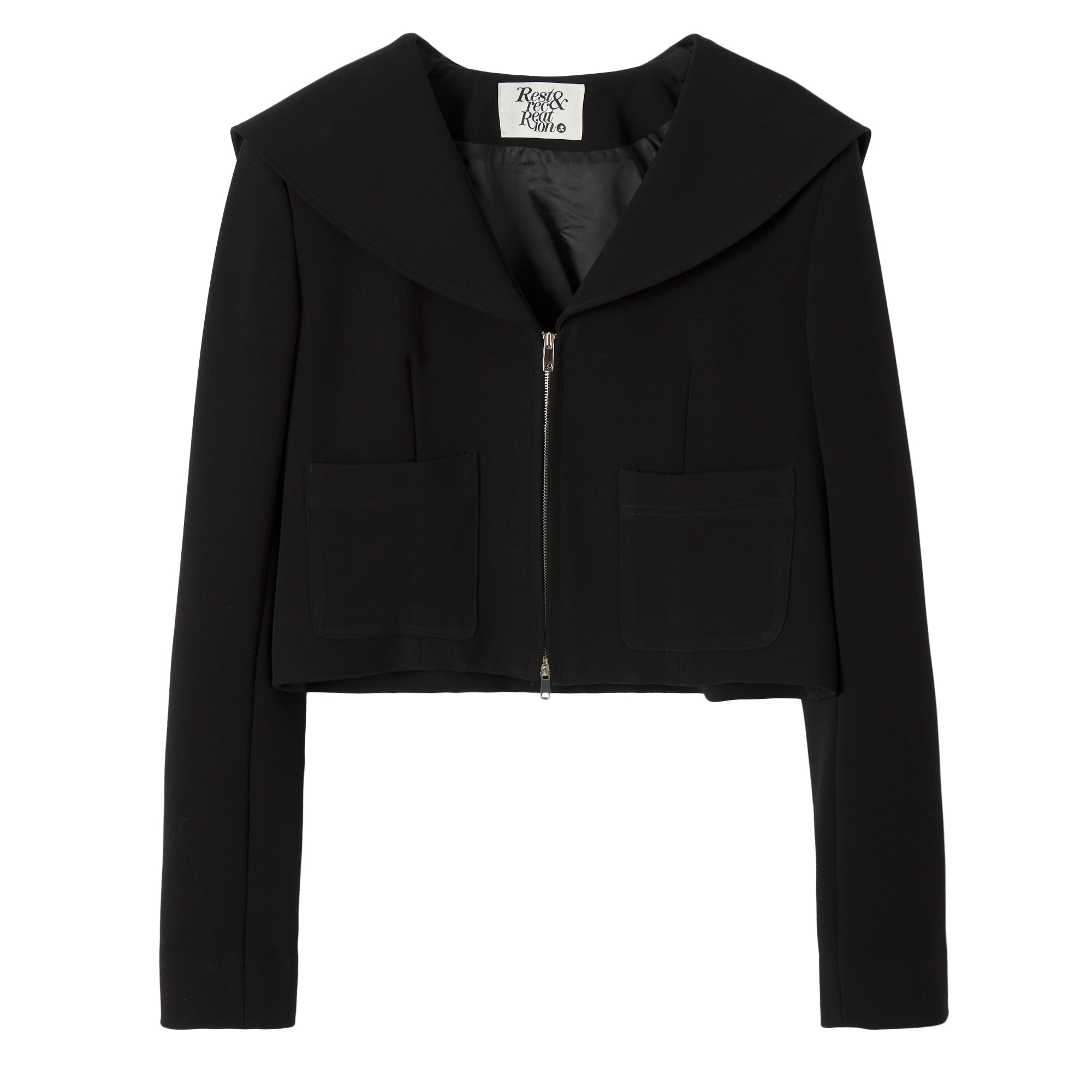 アウターその他 Rest & Recreation RR SAILOR CROP JACKET BLACK REST & RECREATION】 RR SAILOR CROP JACKET : BLACK その他