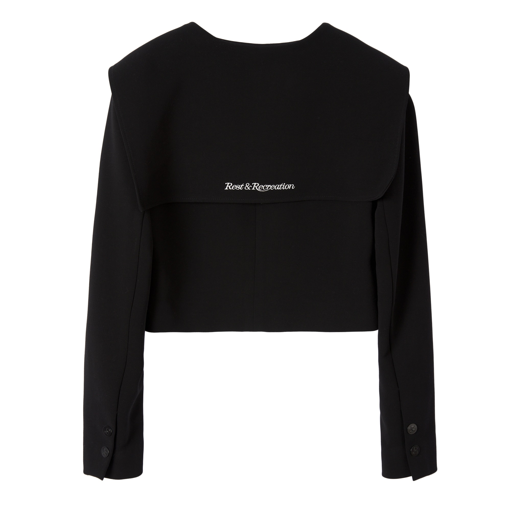 アウターその他 Rest & Recreation RR SAILOR CROP JACKET BLACK REST & RECREATION】 RR SAILOR CROP JACKET : BLACK その他