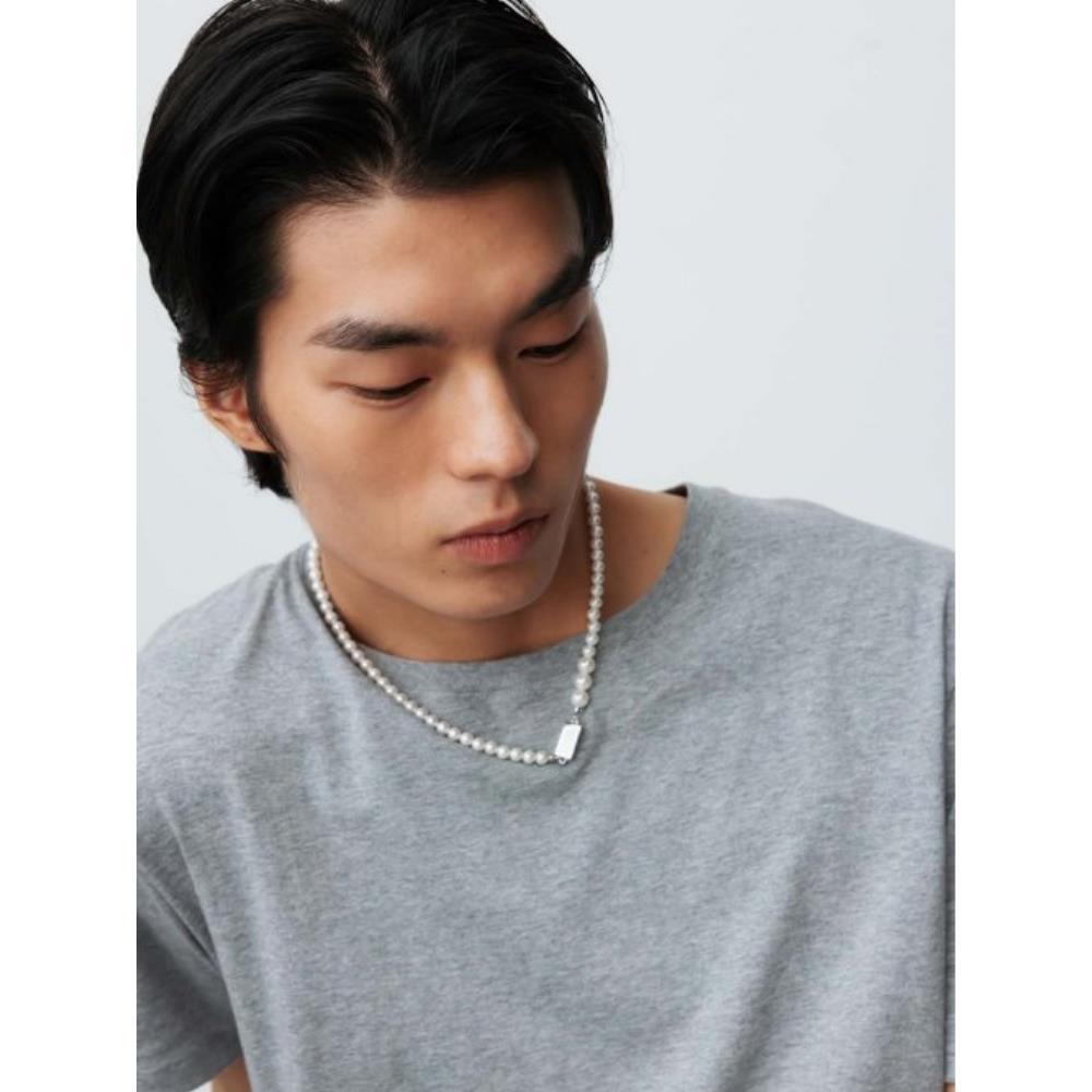 VINTAGE HOLLYWOOD Basic Pearl Necklace VH2379NE016B