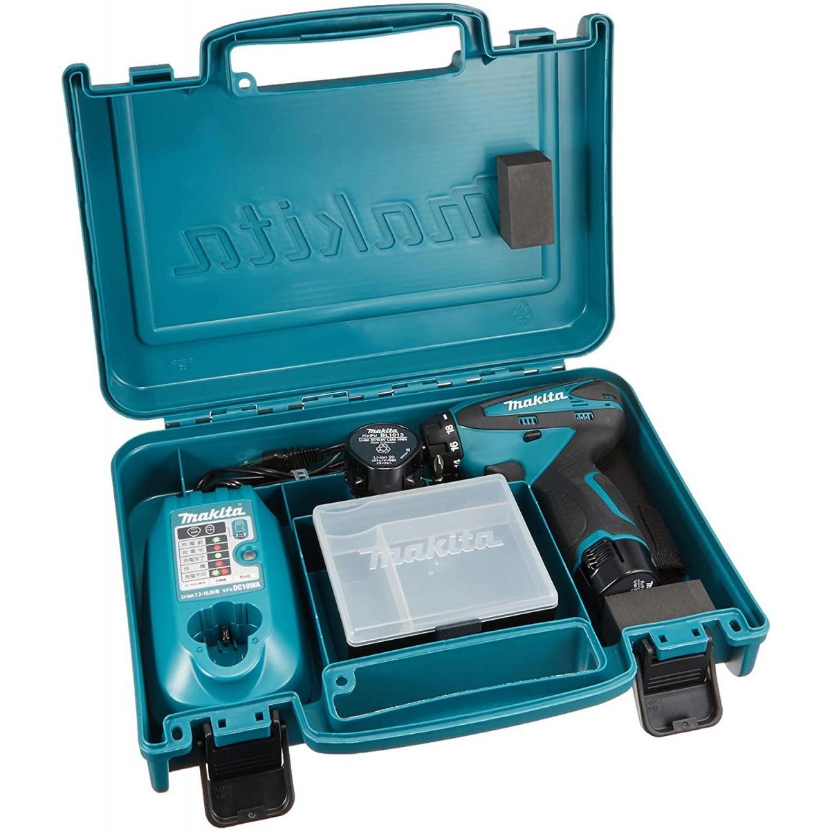 【在庫有・即納】マキタ makita 充電式ドライバドリル 10.8V 1.3Ah バッテリー2個付き DF030DWX 【在庫有・即納】マキタ makita 充電式ドライバドリル 10.8V 1.3Ah バッテリー2個付き DF030DWX