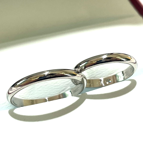 カルティエ　ペアリング カルティエ ウェディングリング ペアリング