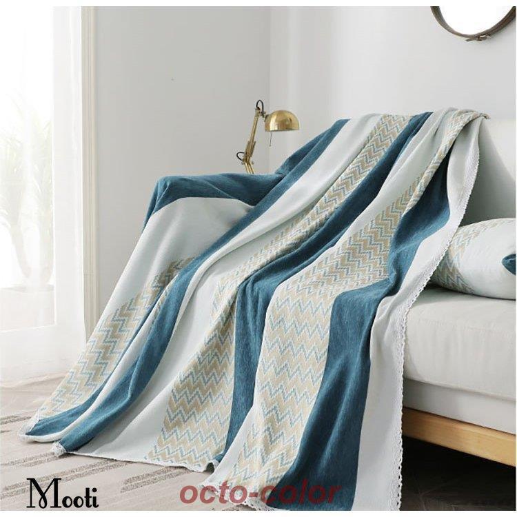 【ROSEBLINK】マルチカバー ソファー 肘あり 長方形 ベッド カバー ニット ソファーカバー 1/2/3人掛け カバー ファブリック ソファ ひざ掛け チェアカバー 毛布 多機能