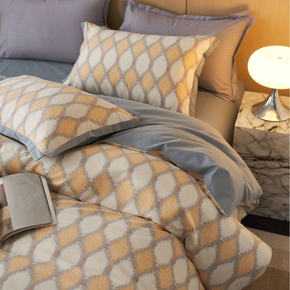 秋冬高級感コットン60 s研磨毛織プリント4点セット厚手保温全綿アメリカンシーツベッド笠カバー 秋冬高級感コットン60 s研磨毛織プリント4点セット厚手保温全綿アメリカンシーツベッド笠カバー