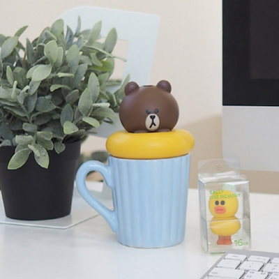 Qoo10] ラインフレンズブラウンUSB加湿器 : 季節家電