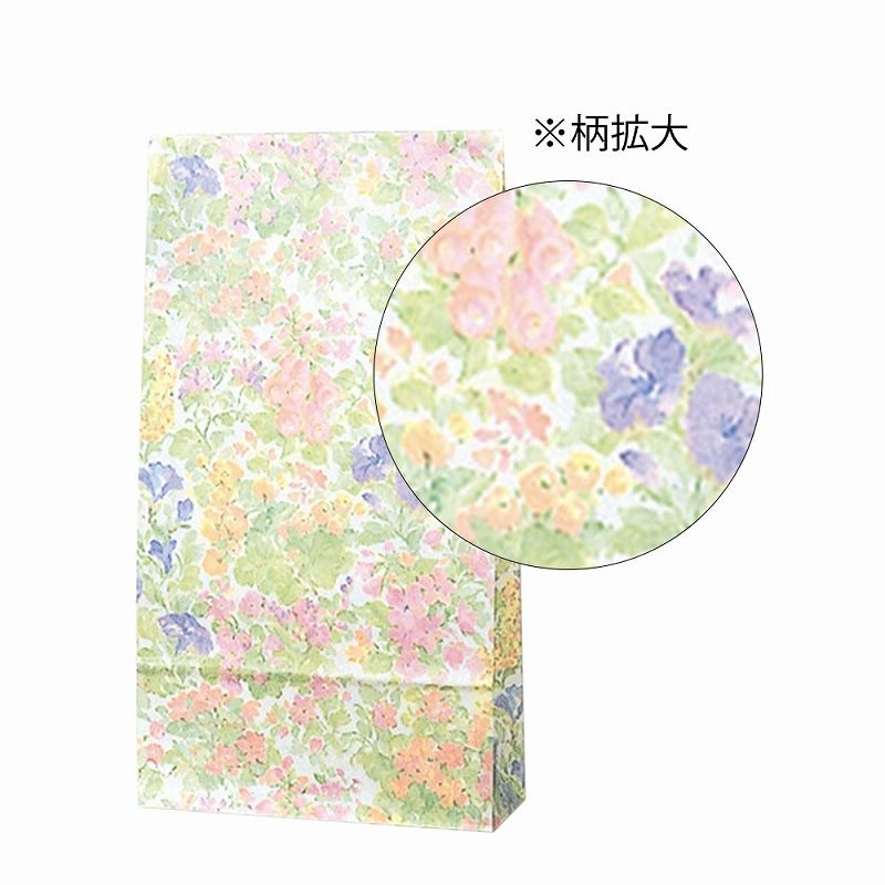 （まとめ買い）シモジマ HEIKO 紙袋 角底袋 ファンシーバッグ 4才 ローザ 100枚 幅210xマチ80x高385mm 002650400 [x3セット]