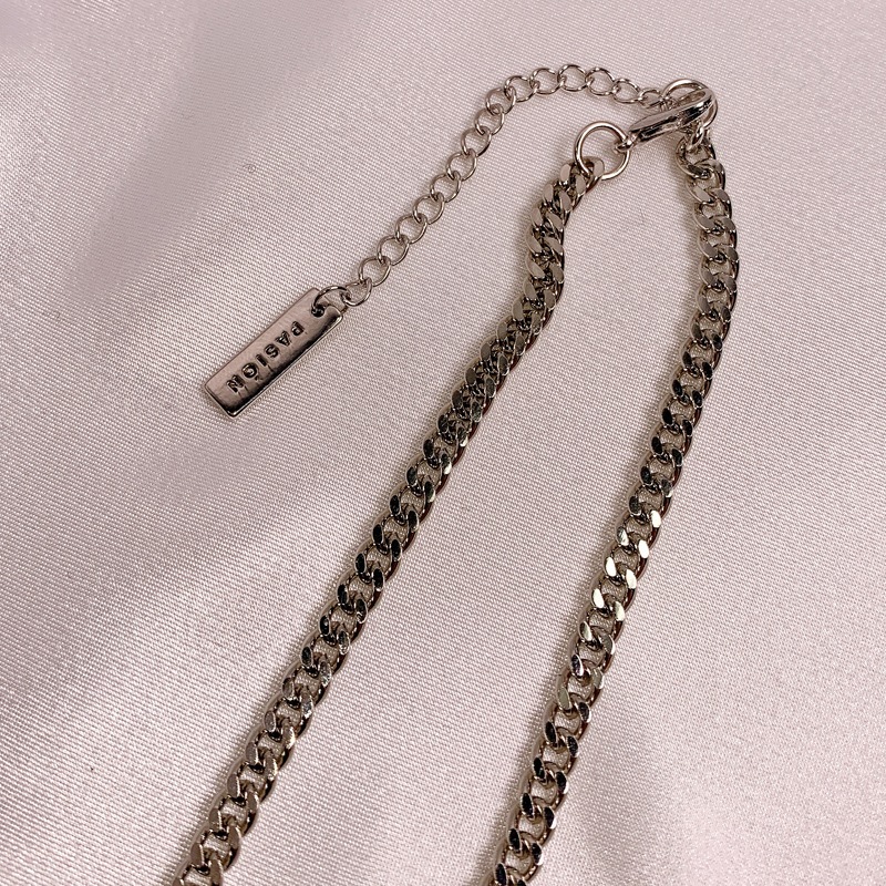 (2セット) Rock Halfchain Layered Necklace 韓国人気