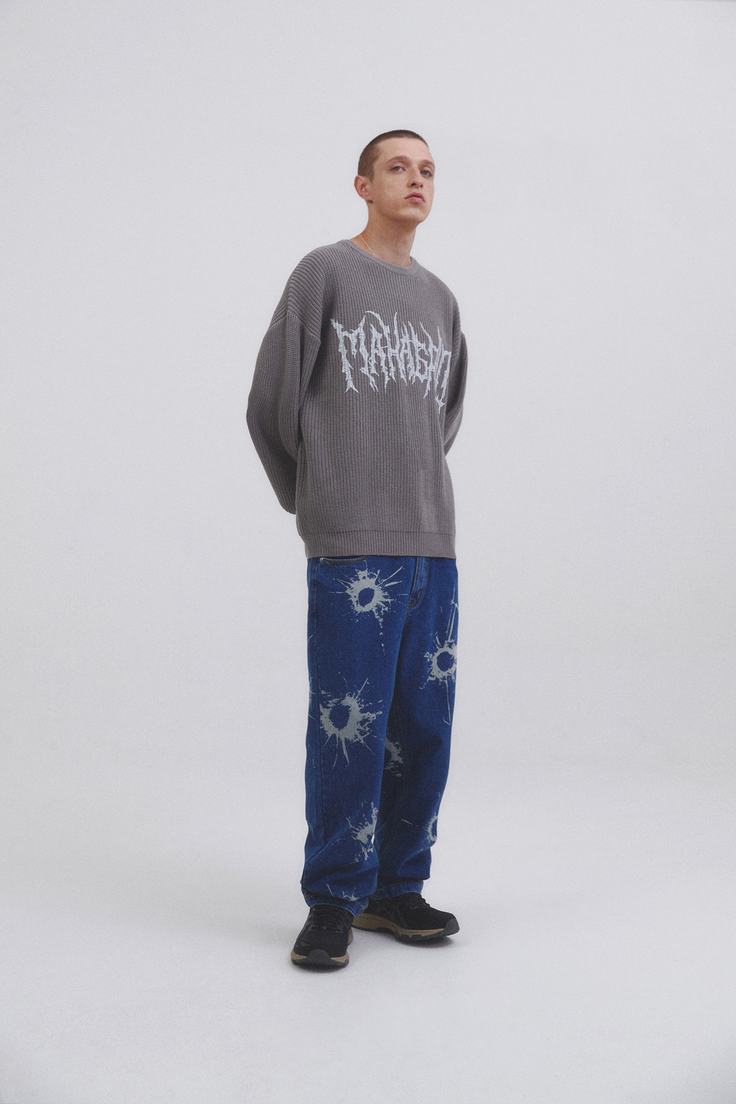 mahagrid] GOTH KNIT SWEATER ニット