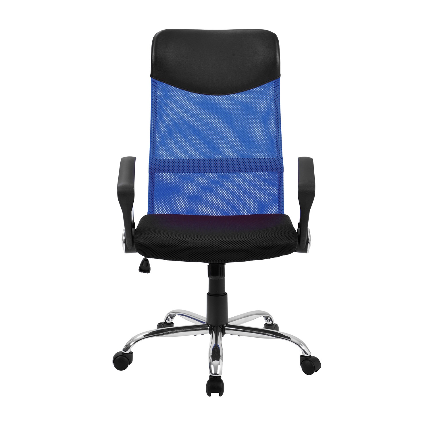 【国内発送,送.料無料】A263AMAZONランキング1位デザイン【ブルー】オフィスチェア メッシュ+PU ハイバック　大人気