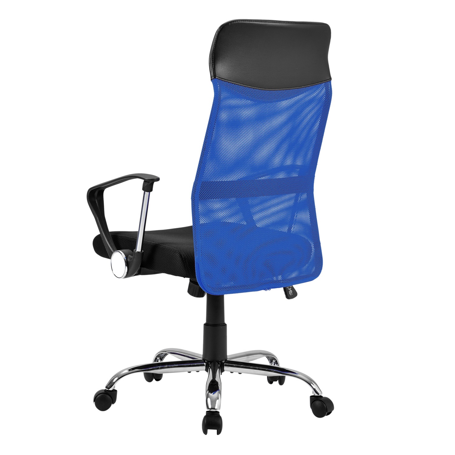 【国内発送,送.料無料】A263AMAZONランキング1位デザイン【ブルー】オフィスチェア メッシュ+PU ハイバック　大人気