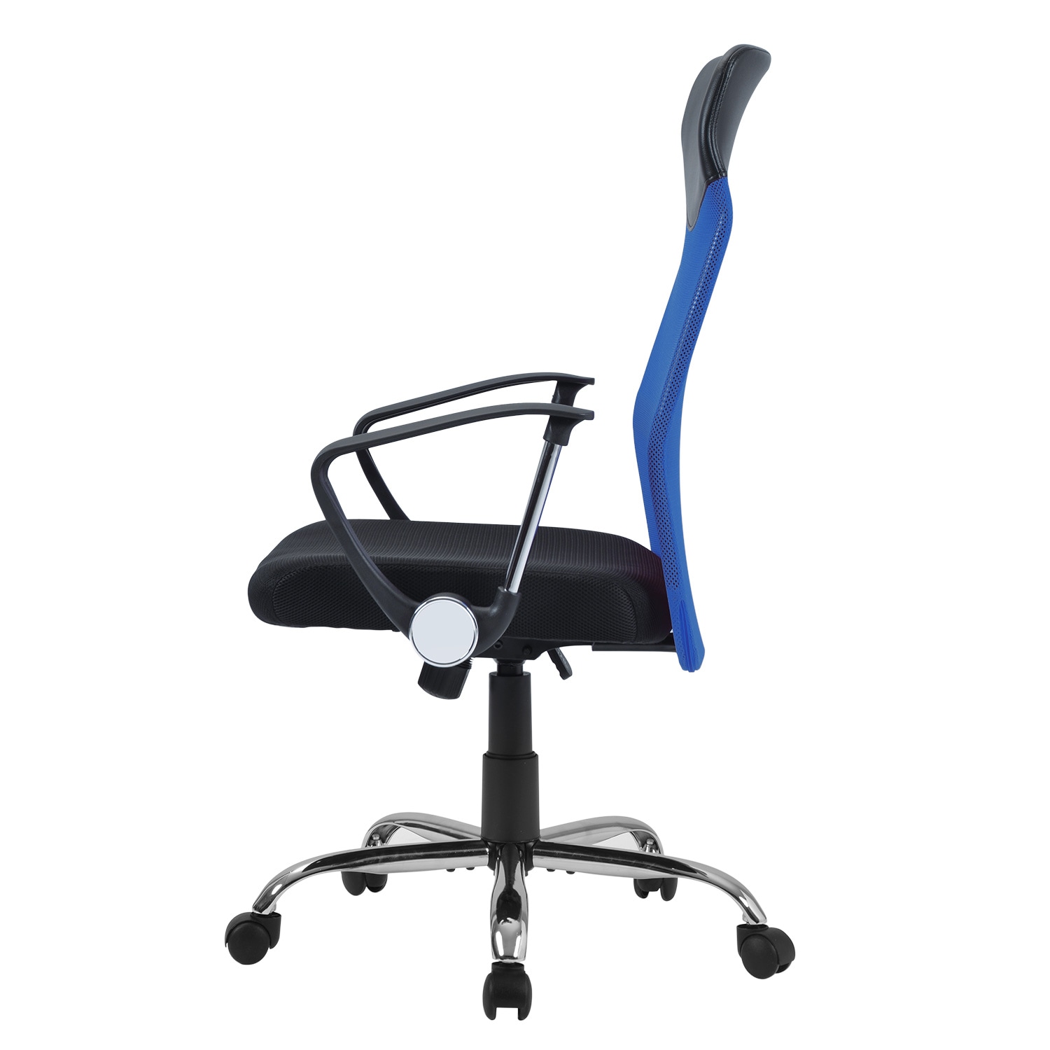【国内発送,送.料無料】A263AMAZONランキング1位デザイン【ブルー】オフィスチェア メッシュ+PU ハイバック　大人気